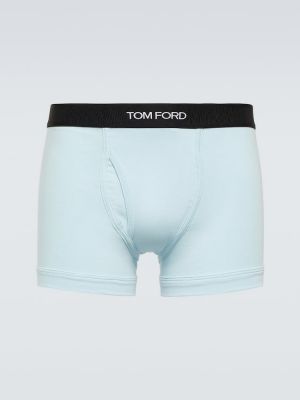 Boxer di cotone Tom Ford blu