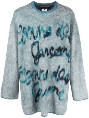 Вълнен пуловер Comme Des Garçons Homme Plus синьо