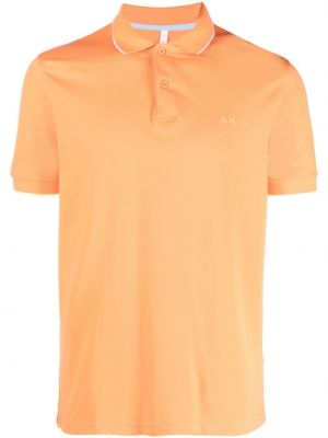 Siuvinėtas polo marškinėliai Sun 68 oranžinė