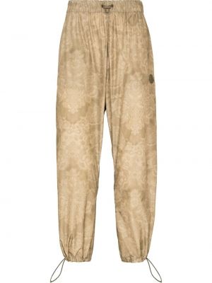 Pantaloni con stampa paisley Moncler beige