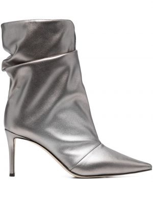Kotníkové boty Giuseppe Zanotti stříbrné