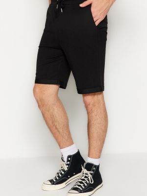 Bermuda kratke hlače Trendyol črna