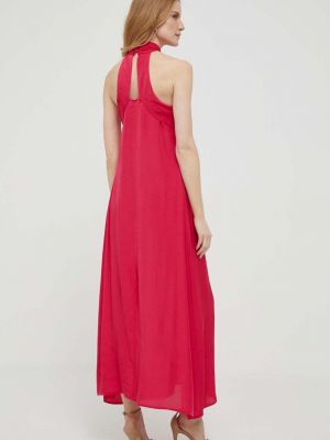 Midi šaty Sisley růžové