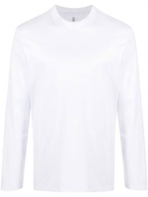 Medvilninis marškinėliai Brunello Cucinelli balta