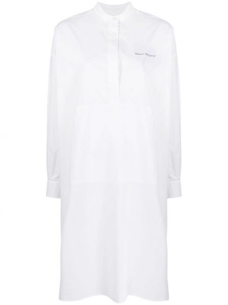 Vestido camisero Mm6 Maison Margiela blanco