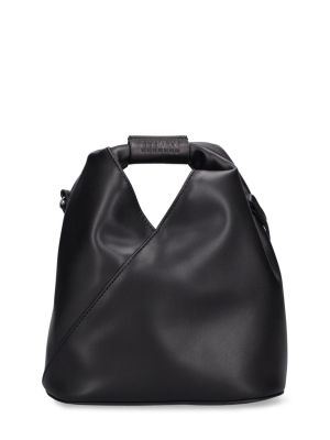 Kožna crossbody torbica od umjetne kože Mm6 Maison Margiela crna