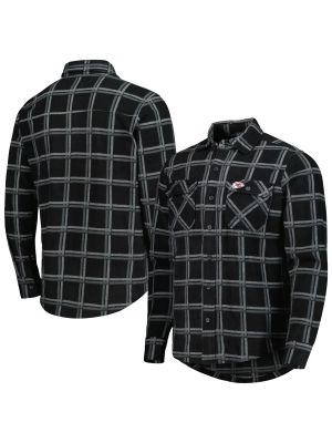 Фланелевая рубашка на пуговицах Antigua черная