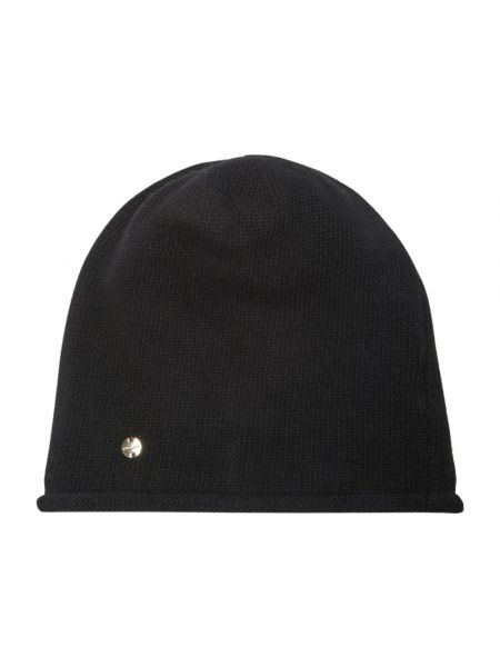 Czarna czapka Coccinelle