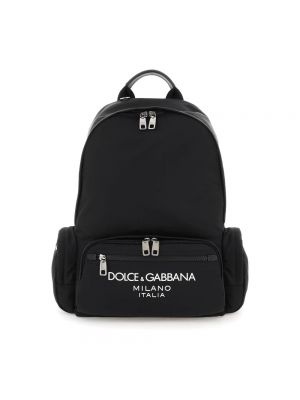 Nylonowy nylonowy plecak oversize Dolce And Gabbana czarny