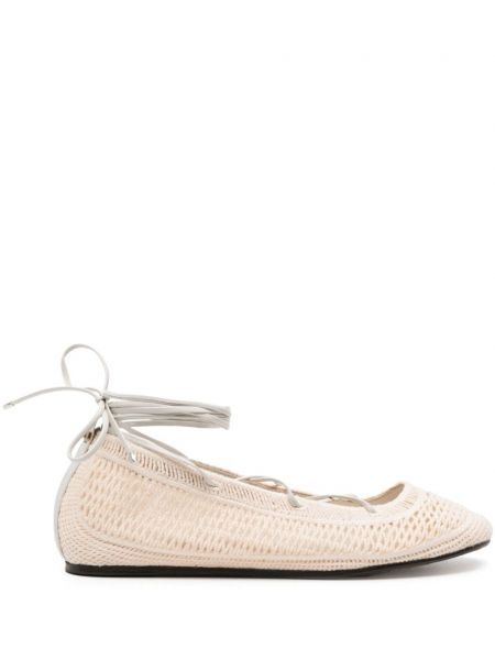 Cipele s vezicama s čipkom Isabel Marant zlatna