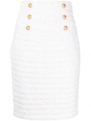 Suknja pencil Balmain bijela