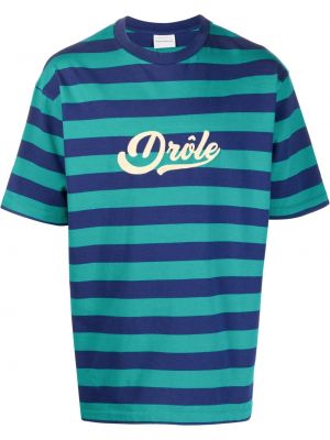 T-shirt Drôle De Monsieur blå