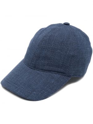 Cappello con visiera Corneliani blu