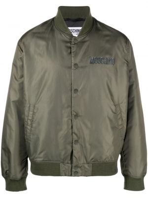 Mustriline bomber jakk Moschino roheline