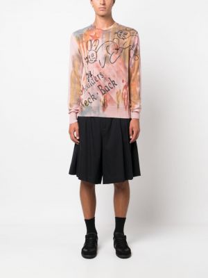 Pullover mit print Vivienne Westwood pink