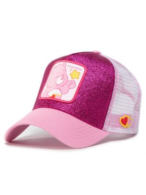 Kepurė su snapeliu Capslab rožinė