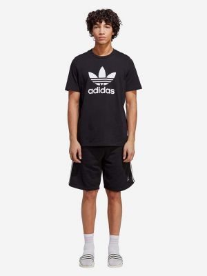 Szorty w paski Adidas Originals czarne