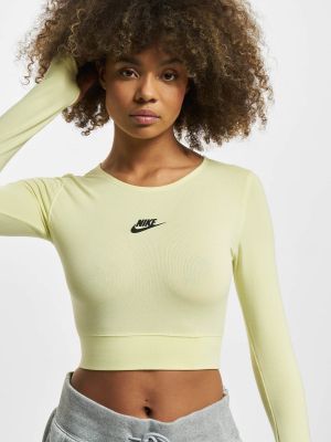 T-shirt a maniche lunghe Nike Sportswear nero