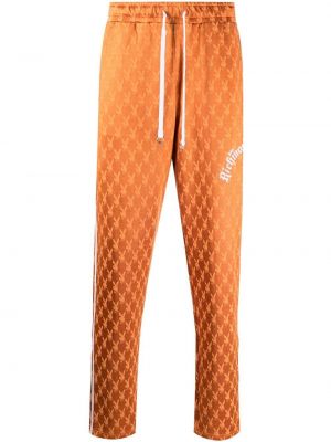 Спортни панталони с принт John Richmond оранжево