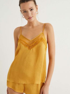 Satynowa piżama na lato Women'secret, pomarańczowy