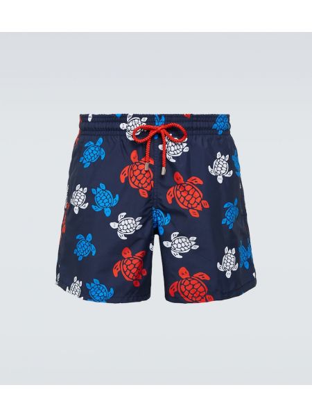 Badehose mit print Vilebrequin blau