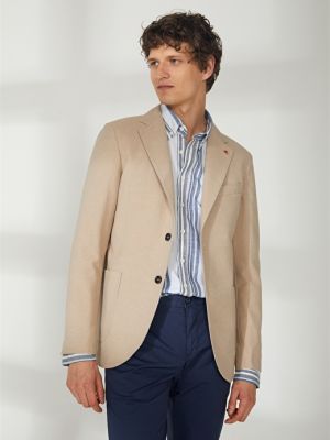 Приталенная куртка с карманами At.p.co коричневая