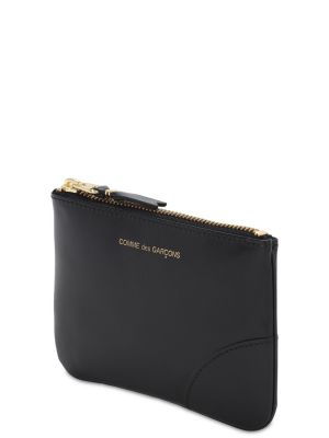 Usnjena denarnica Comme Des Garçons Wallet črna