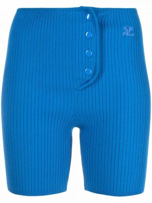 Shorts Courreges, blu