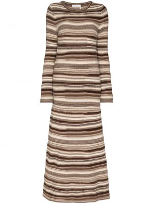 Strikket dress Chloe brun