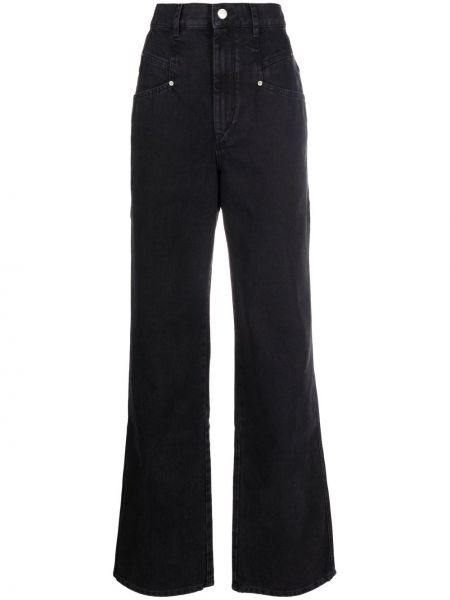 Relaxed fit flare jeans Isabel Marant svart