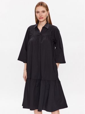 Φόρεμα σε στυλ πουκάμισο Moss Copenhagen μαύρο