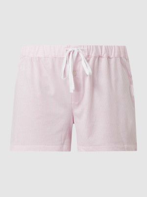 Spodnie w paski Lauren Ralph Lauren różowe