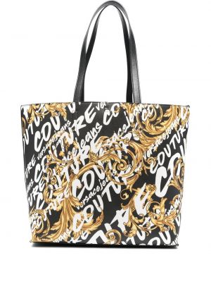 Trykt shoppingbag Versace Jeans Couture svart