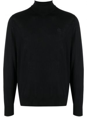Пуловер бродиран Dsquared2 черно