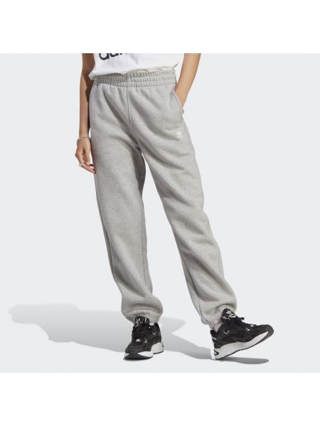 Spodnie sportowe polarowe Adidas szare