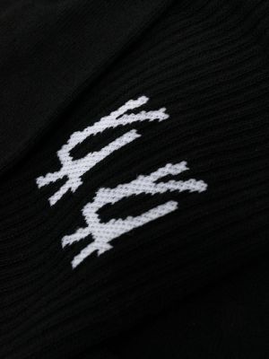 Ponožky s výšivkou 44 Label Group černé