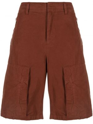Puuvillased lühikesed püksid Rag & Bone pruun