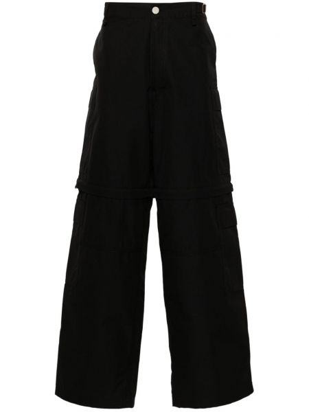 Pantalon cargo large Vtmnts noir