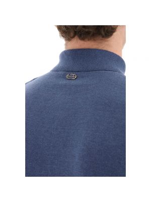 Jersey de lino de algodón de tela jersey Agnona azul