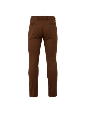 Pantalones chinos slim fit Daniele Alessandrini marrón