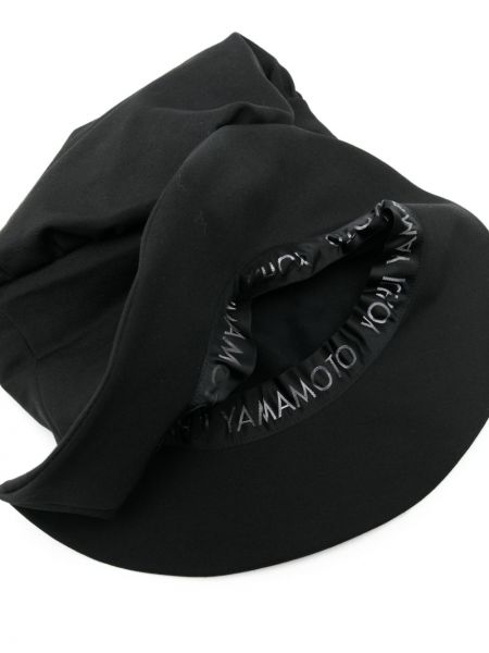 Casquette en laine Yohji Yamamoto noir