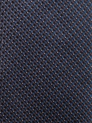 Corbata de seda con estampado Boss Hugo Boss azul