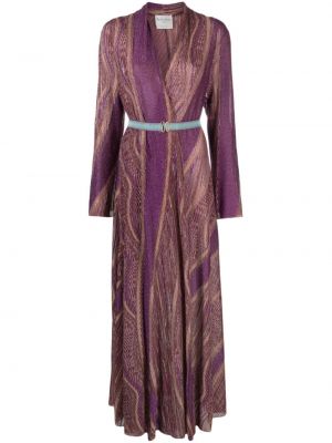 Maksi suknelė Forte_forte violetinė