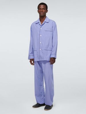 Pijamale din bumbac în carouri Derek Rose