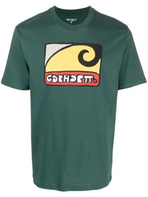 T-shirt con stampa Carhartt Wip verde