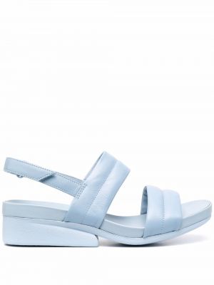 Chunky tipa dabīgās ādas sandales Camper zils