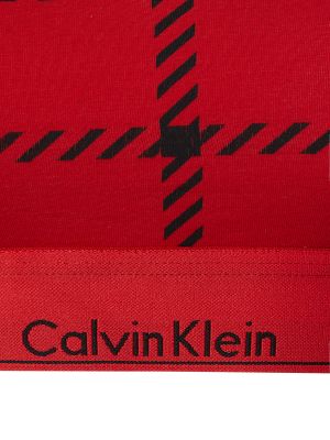Biustonosz z modalu Calvin Klein Underwear czerwony