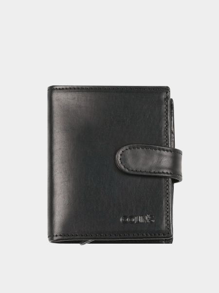 Шкіряний гаманець Colin's чорний