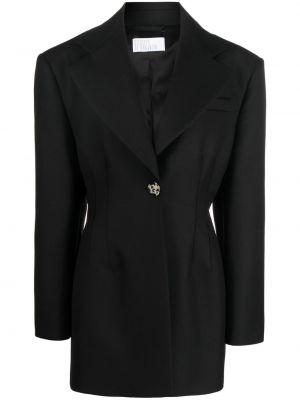 Ull lang blazer Giuseppe Di Morabito svart