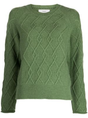 Sweter wełniany Pringle Of Scotland zielony